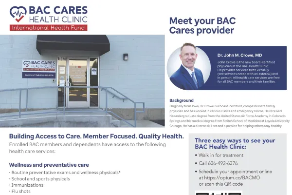 BAC Cares Clinic Information